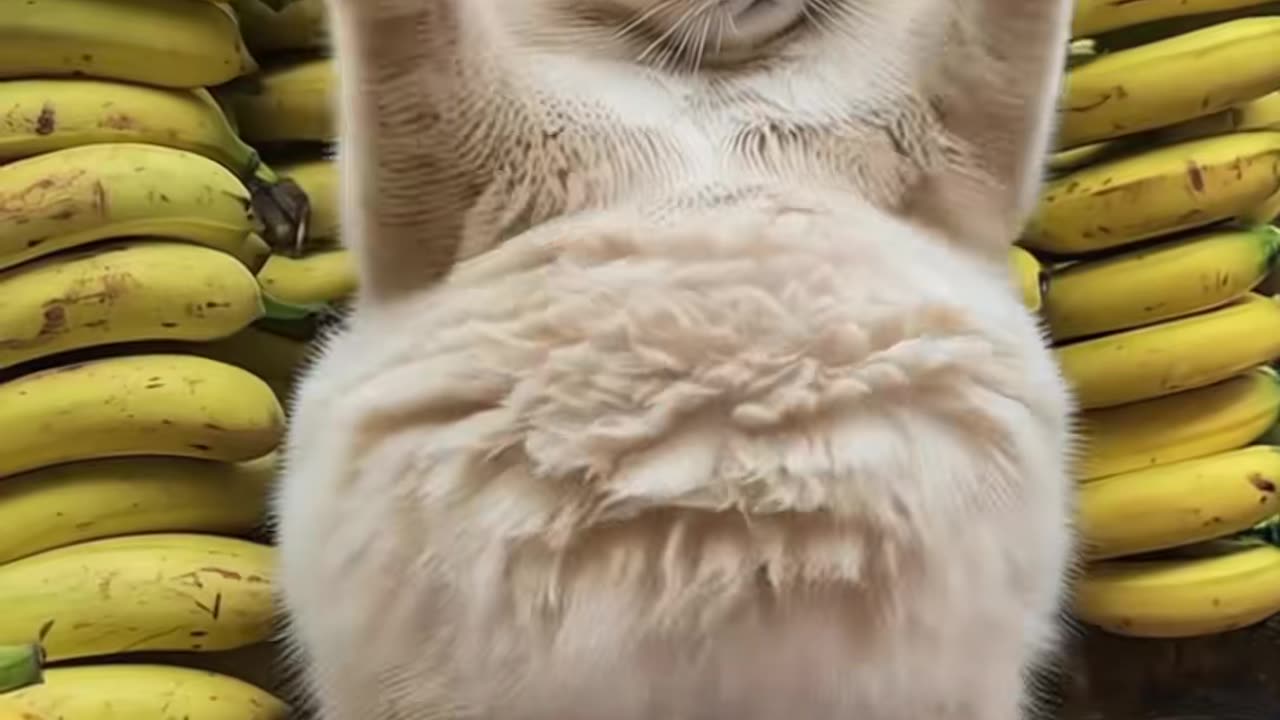 #chicken #banana #chickenbanana #catsoftiktok #cutecat #fyp #cutepet