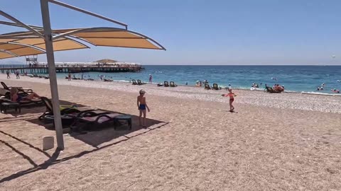 Jet Ski Fun at the Beach | Stunning Pier View & Clear Blue Water 🌊🔥