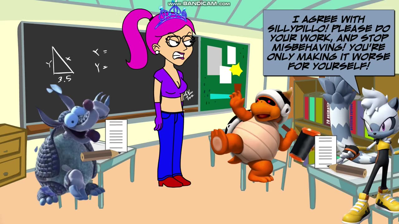 Ledge Bro Misbehaves During English Class/Grounded