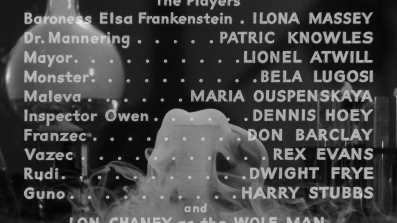 Frankenstein Meets the Wolf Man 1943