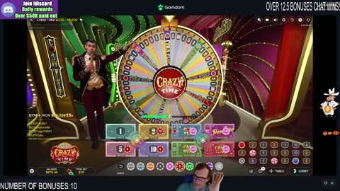 How Many Crazy Time Bonuses Hit Before Time Runs Out? Live Casino Games
