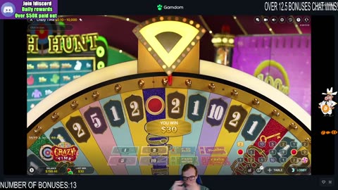 How Many Crazy Time Bonuses Hit Before Time Runs Out? Live Casino Games