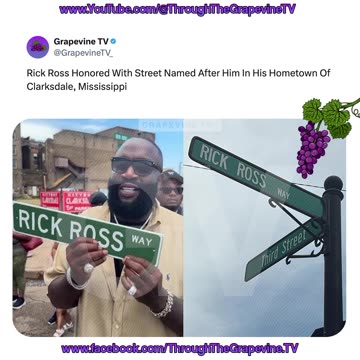 Rick Ross Honored With Street Named After Him In His Hometown Of Clarksdale, Mississippi