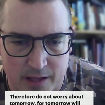 Don't worry about tomorrow! Matthew 6 #jesus #bible#shorts