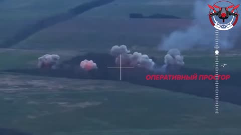 TOS-1A of the 20th Army burns out the VS troops