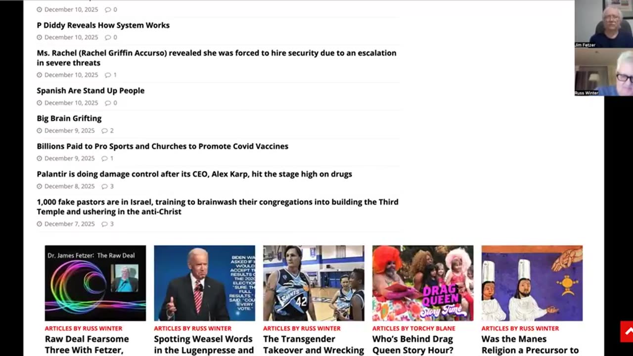 The Raw Deal (10 December 2025) with Paul from CA and Russ Winter