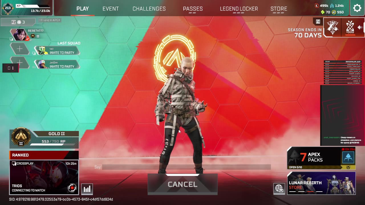 chapter then apex hahah hopefully i finish fast