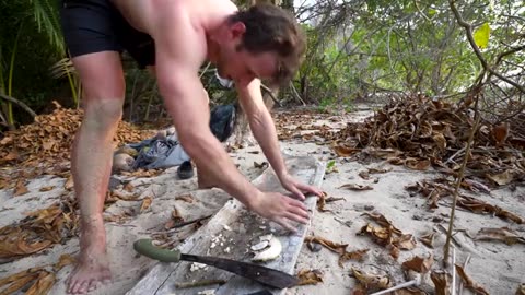 5 Days Solo Island Survival No Food, Water, or Shelter_part1