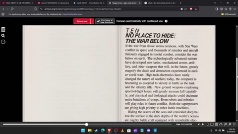 "MEGA FORCES" BY TEXE MARRS: CHAPTER TEN: THE WAR BELOW