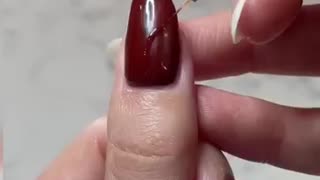Shocking: the texture on these nails is SO cool | diy gel nail tutorial | #nails