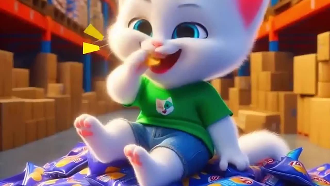 the cat doesn't listen to mom