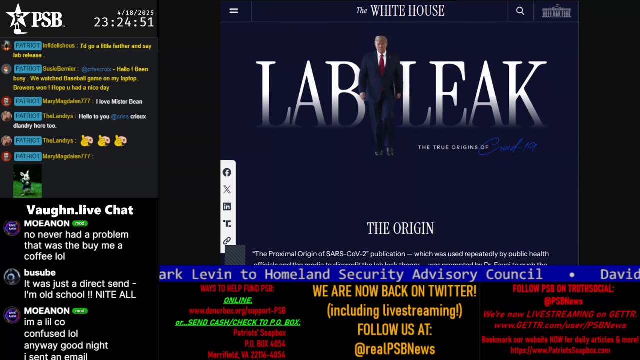 2025-04-18 23:26 EDT - Crossing the Matrix: with Chris
