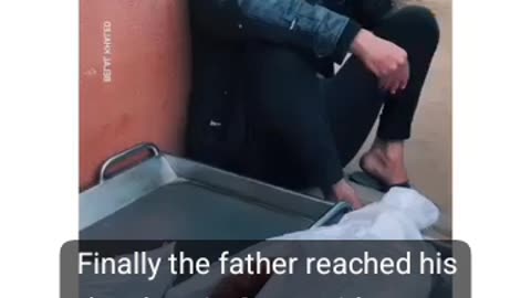 Finally The Father Reached His Daughter In Gaza With Some Food