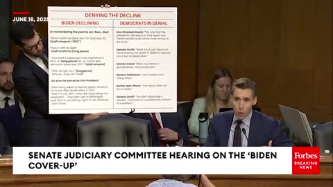 🚨BREAKING NEWS: Senator Josh Hawley just brought the receipts