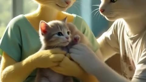 Love without being loved 😿 #cat #funny #viral #fyp #catlovers #aicats #catstory #catvideos #shorts