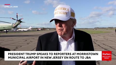 FULL SUNDAY GAGGLE: Trump Takes Questions From Reporters Before Boarding Air Force One For DC Return