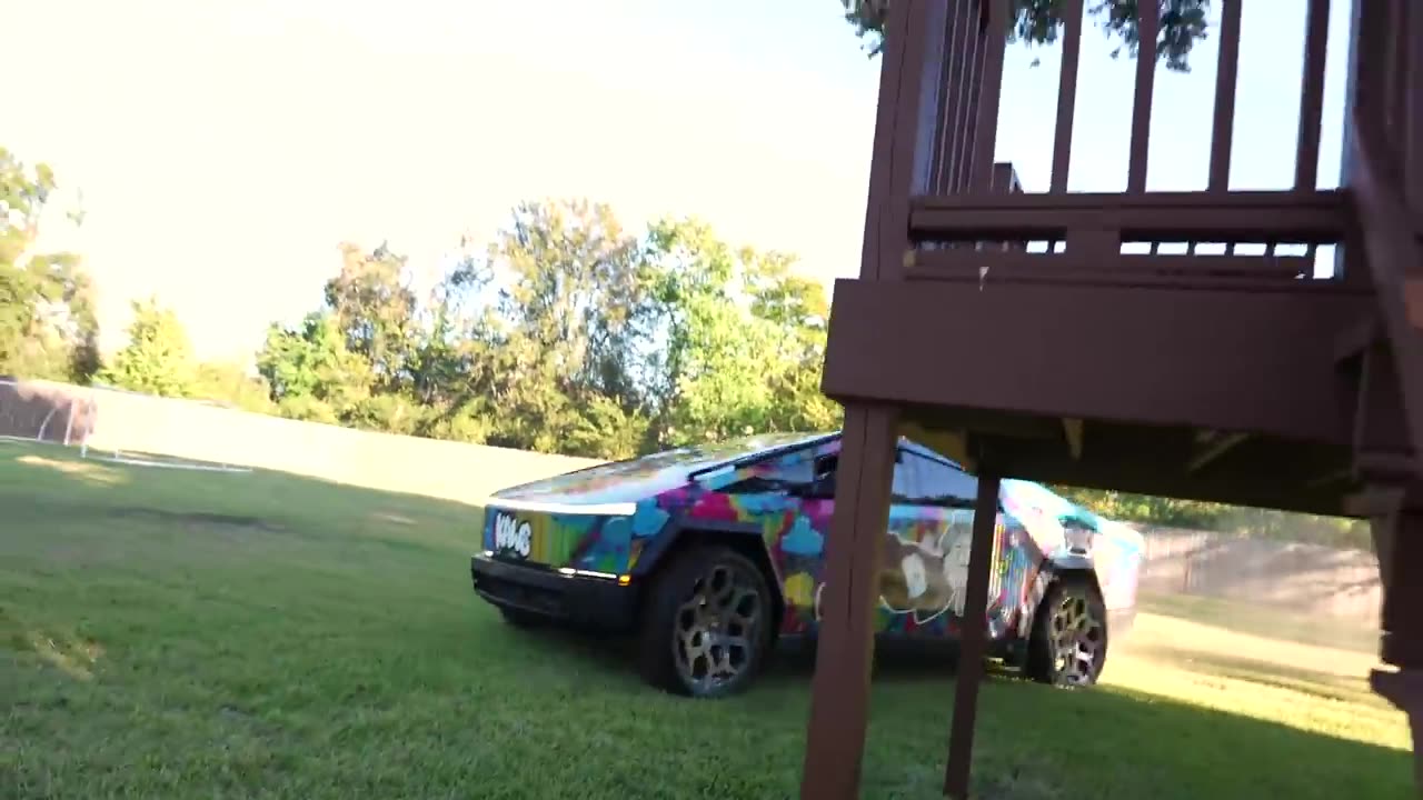 We Turned Our Cybertruck Into a Pool!
