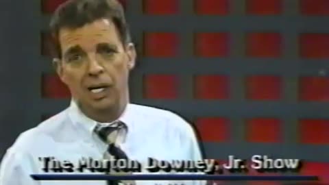 Morton Downey Jr. Show TV Commercial Bumper from 1988 WHLL Channel 27
