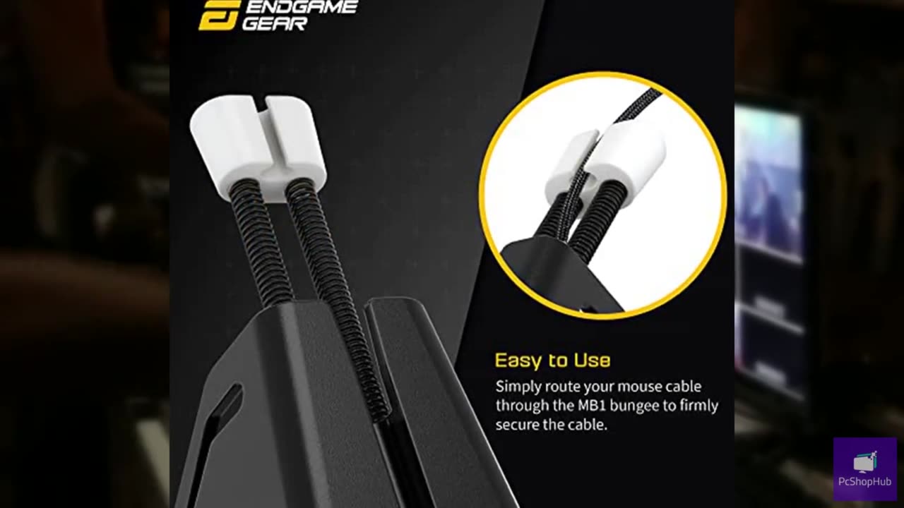 ENDGAME GEAR MB1 Mouse Bungee Holder, Mouse-Cable Holder with Anti-Slip Feet