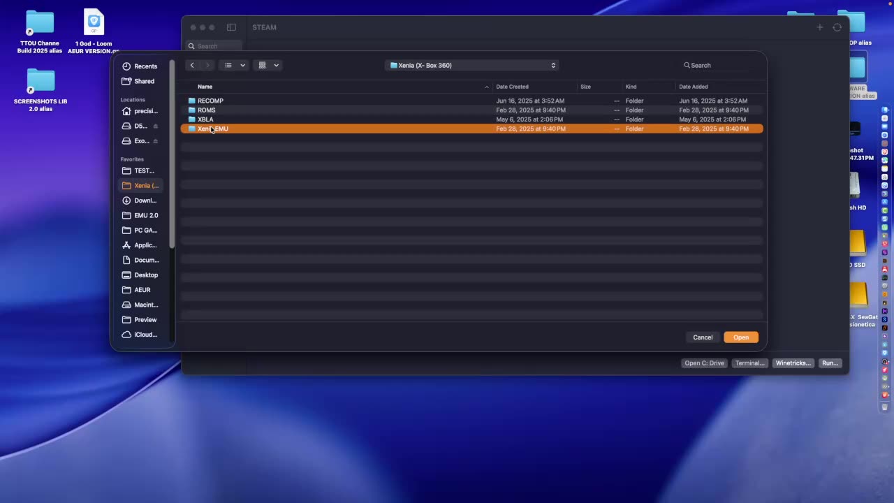 🐉 BLUE DRAGON ‼ running on MacOS w/ Crossover 25™ + XENIA version c4e86cf_canary_experimental