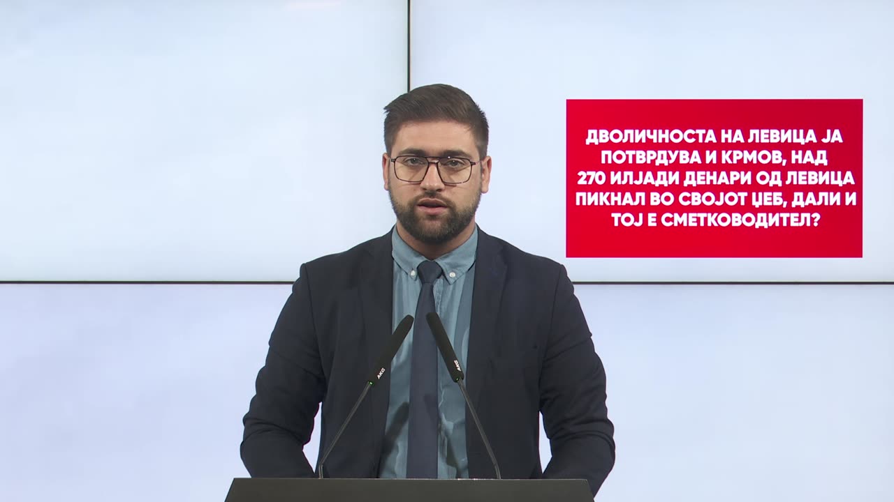 Манасиевски: Дволичноста на Левица ја потврдува и Крмов
