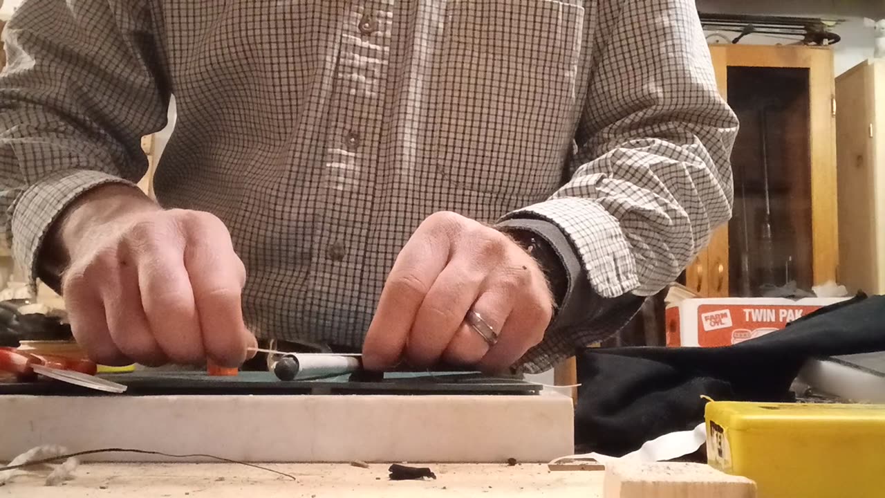 Making 45 caliber paper cartridges