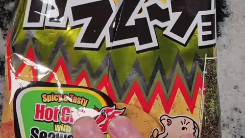 Karamucho Hot Chili Seaweed Potato Chips by Koikeya #asmr #snacks #chips #asianfood