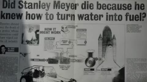 They killed him because he made a car that run on water!