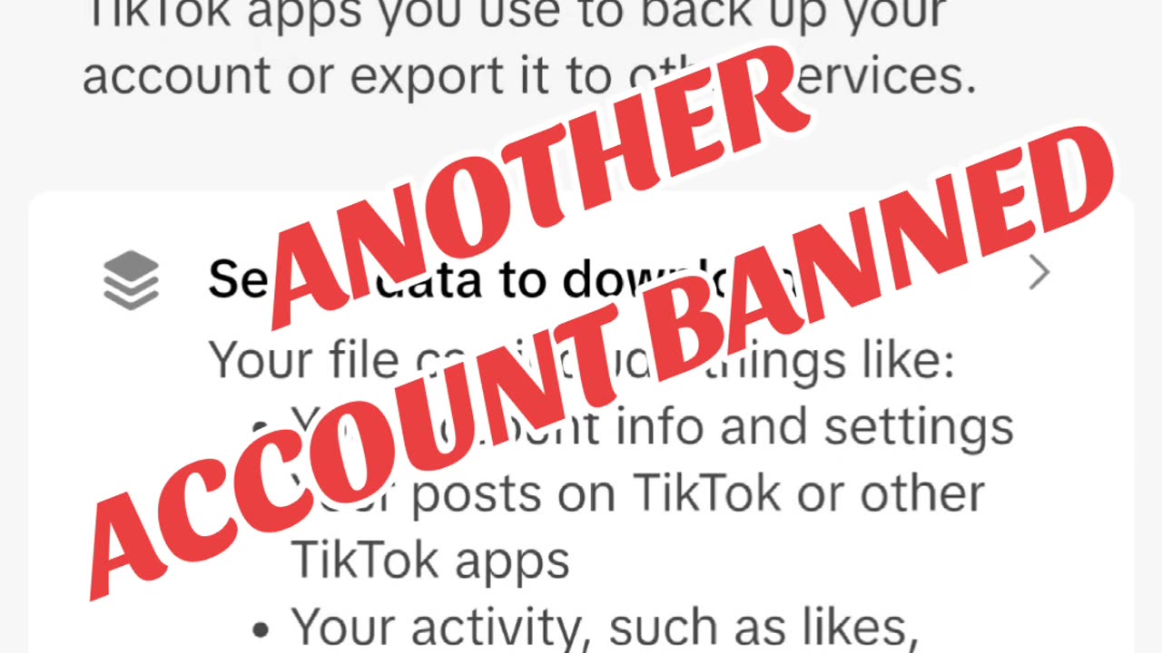 THEY BANNED ME AGAIN