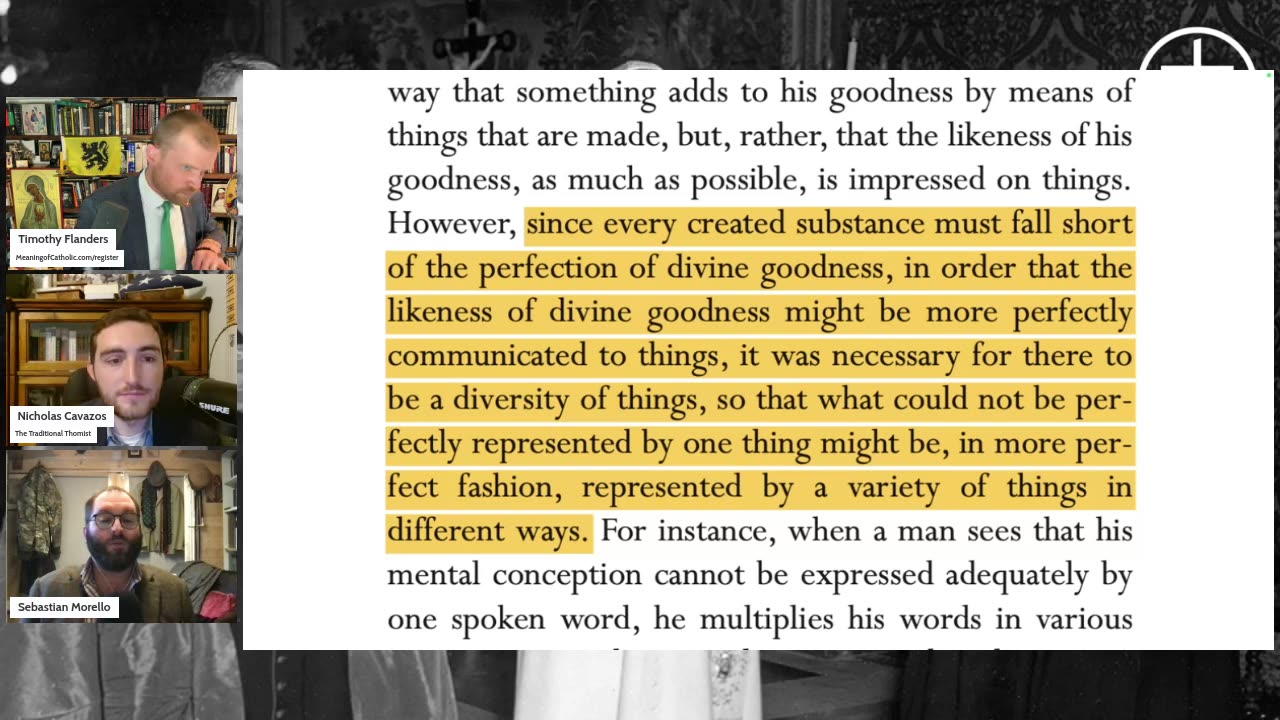 007 - Platonic Thomism? with Sebastian Morello [FULL EPISODE - Trad Disputed Questions]
