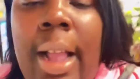 A black woman urges more black people to go to grocery stores in white areas and steal.