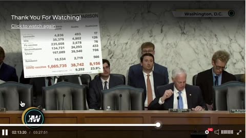 Autism and Vaccines Senate Hearing today, DNA contamination