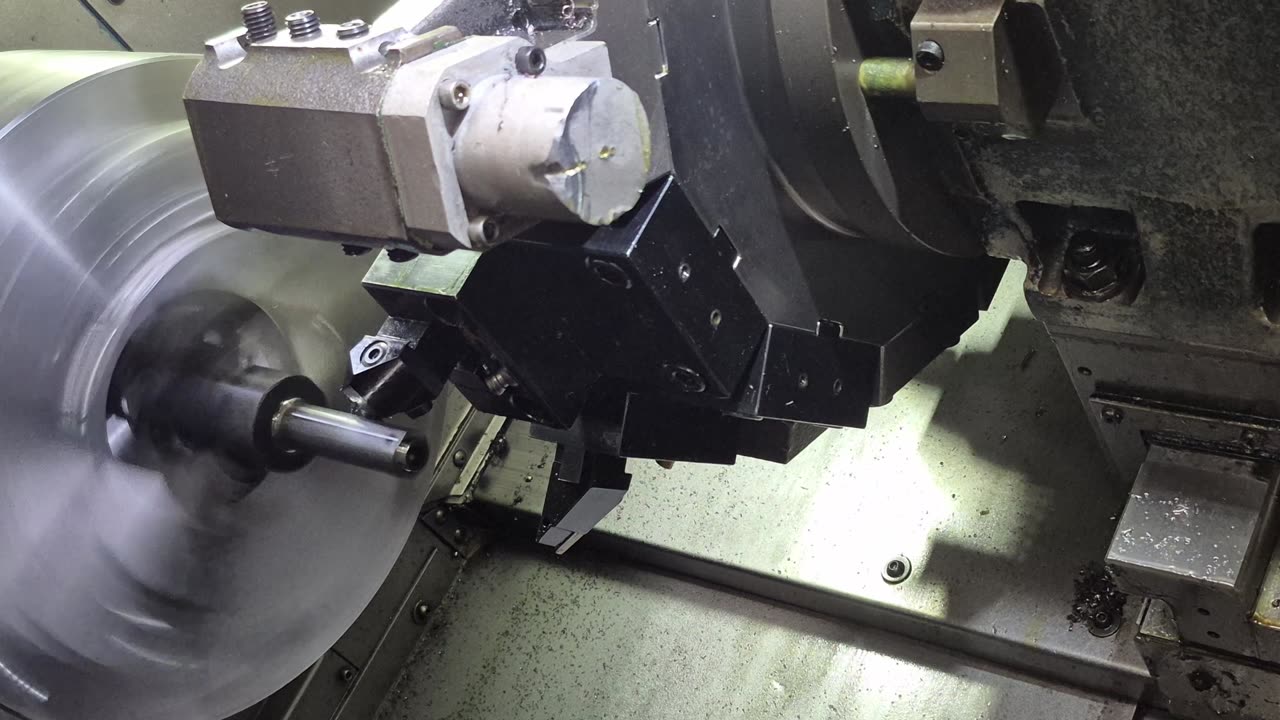 Modifying mystery metal #cnc #lathe #machining #turning #hardturning #toolmaking #machine #shoplife
