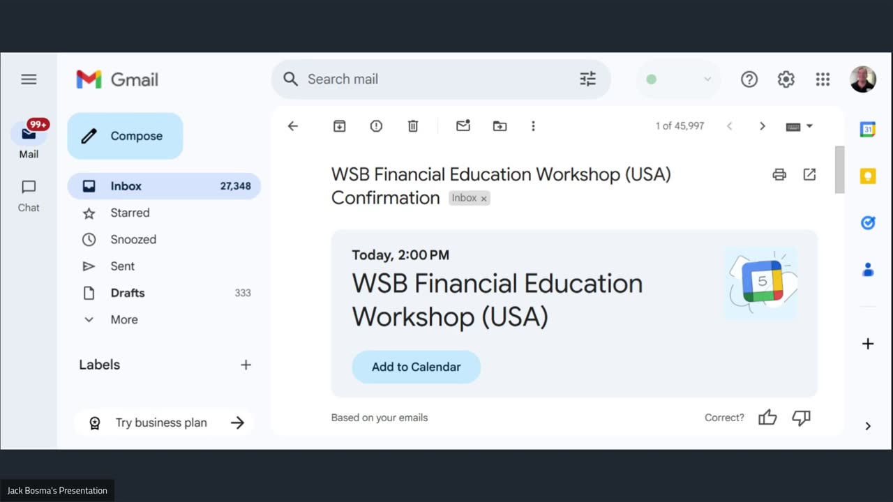 WSB National Workshops