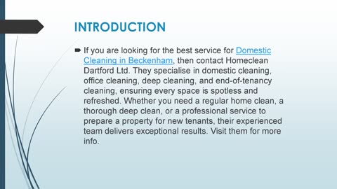 Best Domestic Cleaning in Beckenham