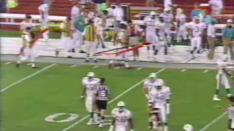 WLAF 1992 SACRAMENTO SURGE AT SAN ANTONIO RIDERS