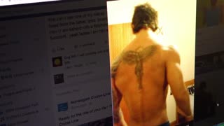 Luodong Briefly Gives Online Treatment To Man With Back Tattoo