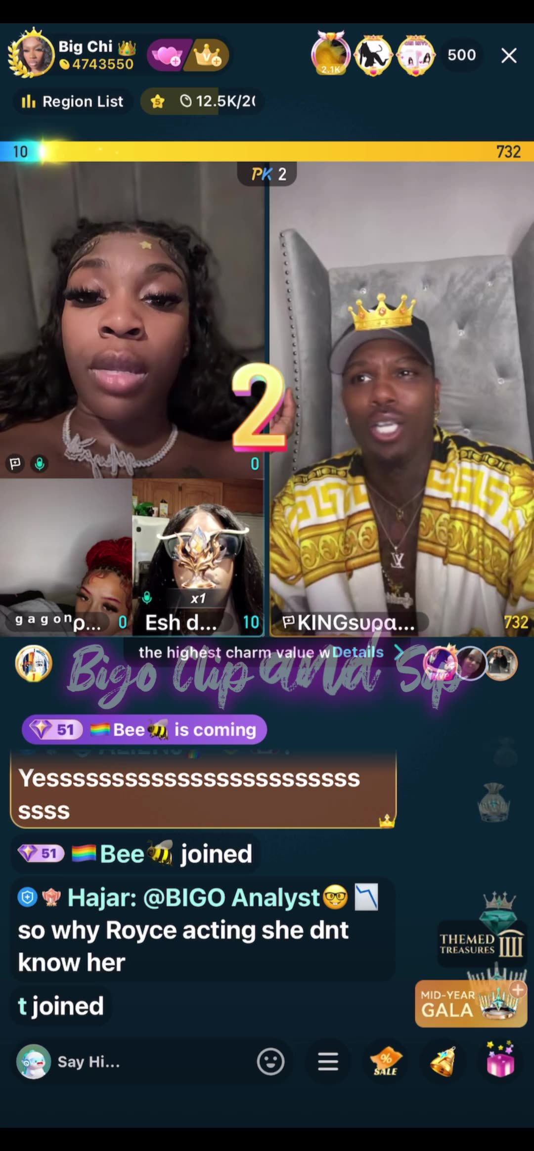 Royce reads DreBaby after unlining n calling her a fake follower 7/11/25 #bigoclipandsip