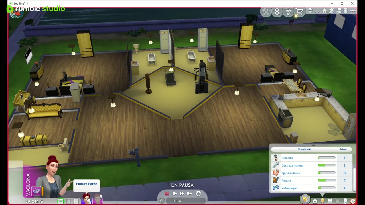 Sims 4 reto casas y profesiones