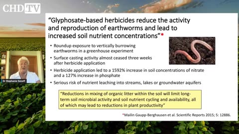 Glyphosate's Effects on the Ecosystem Stephanie Seneff, Ph.D
