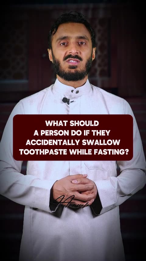 What if you accidentally swallow toothpaste while fasting?
