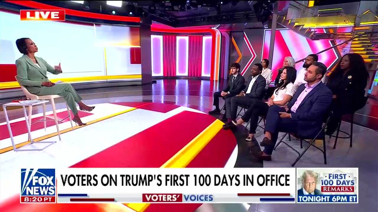 'Chaos': Fox News voter panel tears into Trump on 100th day of presidency