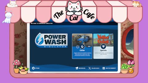 Chilling! washing with POWER! Come hang out!