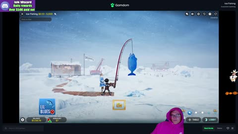 BRAND NEW NEVER BEFORE SEEN ICE FISHING LIVE CASINO GAME!