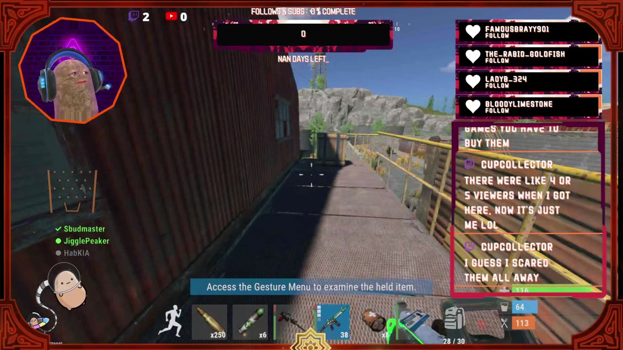 sbudmaster new streamer, feedback welcome