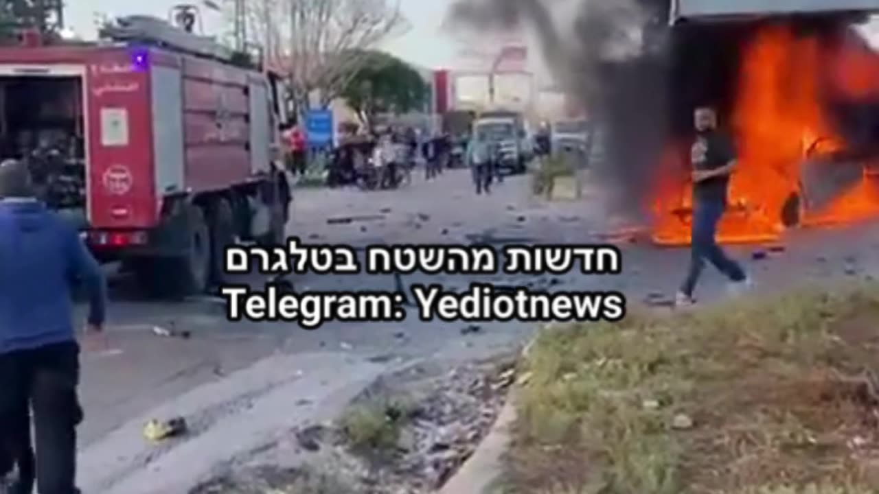 Reports in Lebanon: Israeli drone attack near Sidon Sources in Lebanon