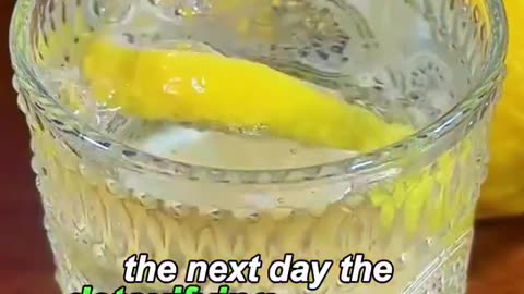 Lemon water