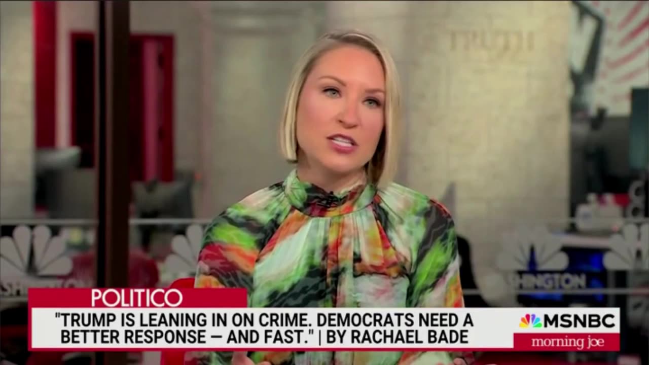 Liberal Reporter Admits on MSNBC: Trump Has 'Upper Hand' Over Democrats on Crime Crackdown Battle