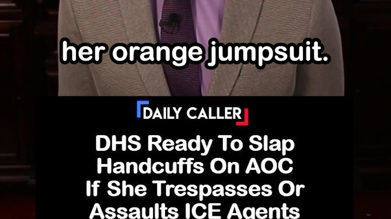 DHS Ready To Handcuff AOC If She Trespasses Or Assaults ICE Agents