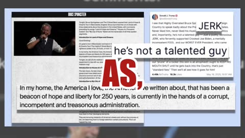 Fact Check: Billy Joel Did NOT Cancel Concerts With Bruce Springsteen Over Trump Criticism -- Satire